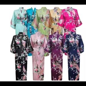 Pink Chinese Kimono Robe